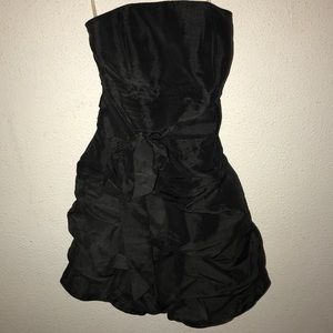 Forever Twenty One Black Strapless Dress